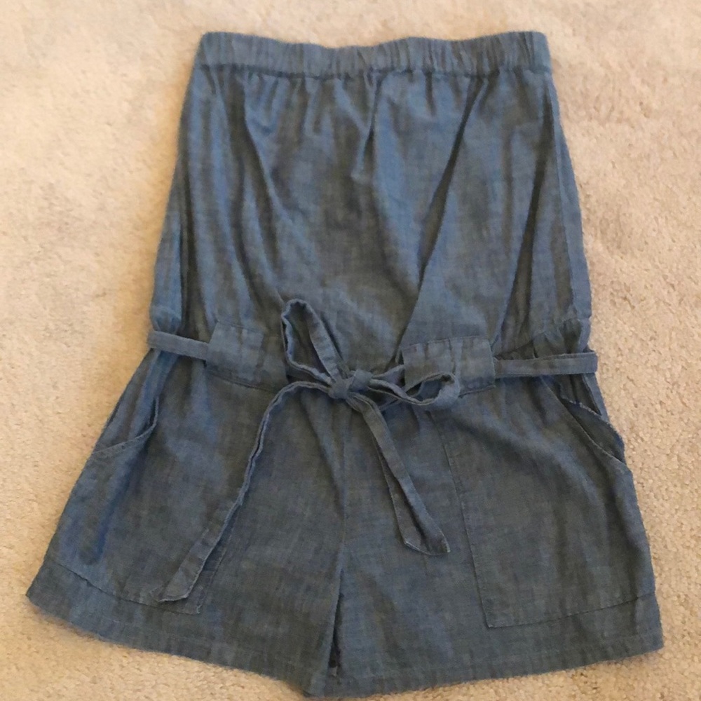 Denim romper